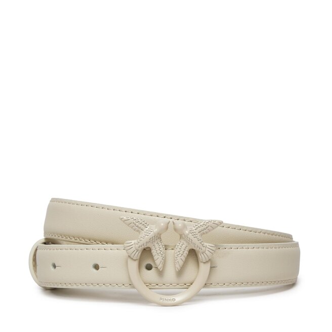 Pasek PINKO Love Berry H2 Belt. PE 24 PLT01 100143 A1K2 Beżowy