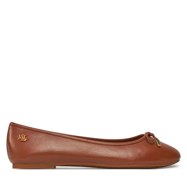 Baleriny Lauren Ralph Lauren 802940603002 Brązowy