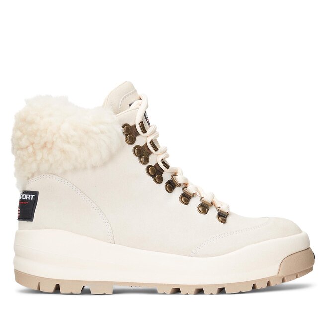 Botki Polo Ralph Lauren 804917245001 Écru