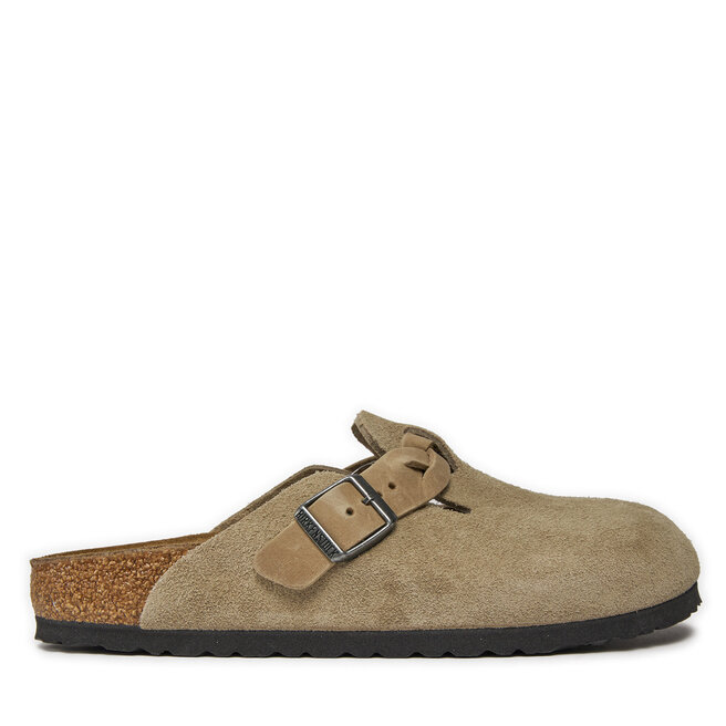 Klapki Birkenstock Boston Braided 1026694 Brązowy