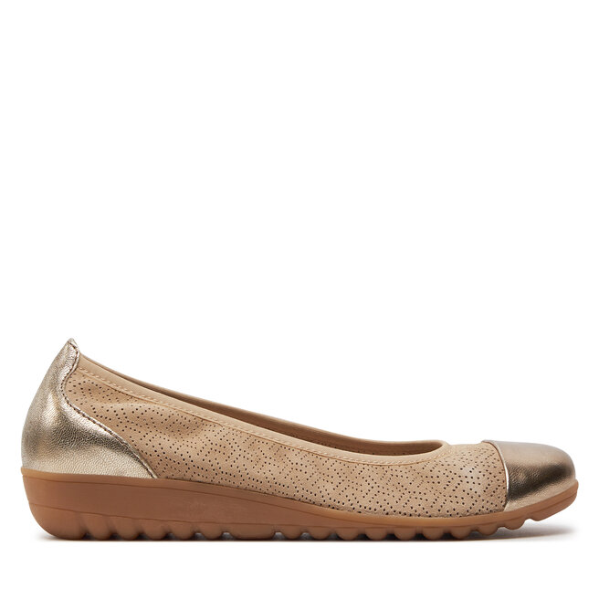 Baleriny Caprice 9-22103-42 Beżowy