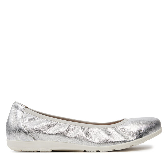 Baleriny Caprice 9-22150-42 Srebrny