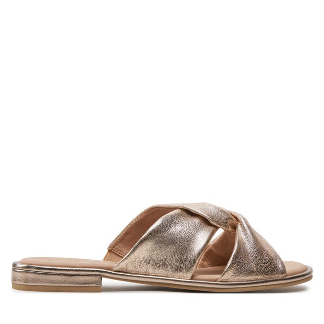 Klapki Caprice 9-27100-42 Złoty