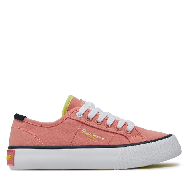 Tenisówki Pepe Jeans Ottis Basic G PGS30605 Pomarańczowy