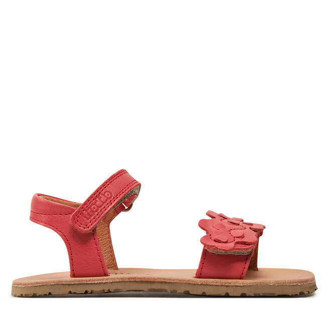 Sandały Froddo Barefoot Flexy Flowers G3150265 M Czerwony