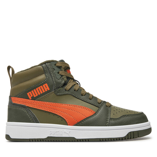 Sneakersy Puma Rebound V6 Mid Wtr Jr 394685 05 Khaki