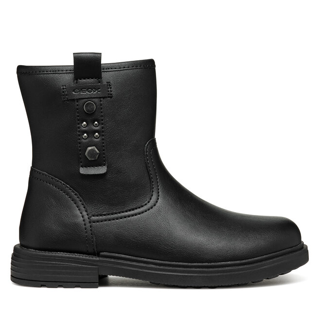 Kozaki Geox Jr Eclair J469QI 0009F C9999 D Czarny