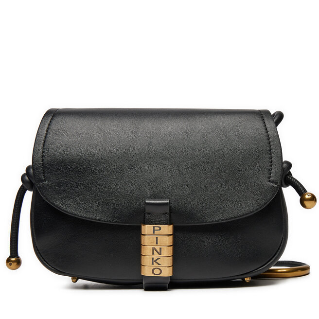 Torebka PINKO Saddle Mini AI 24-25 PLTT 103831 A1ZX Czarny