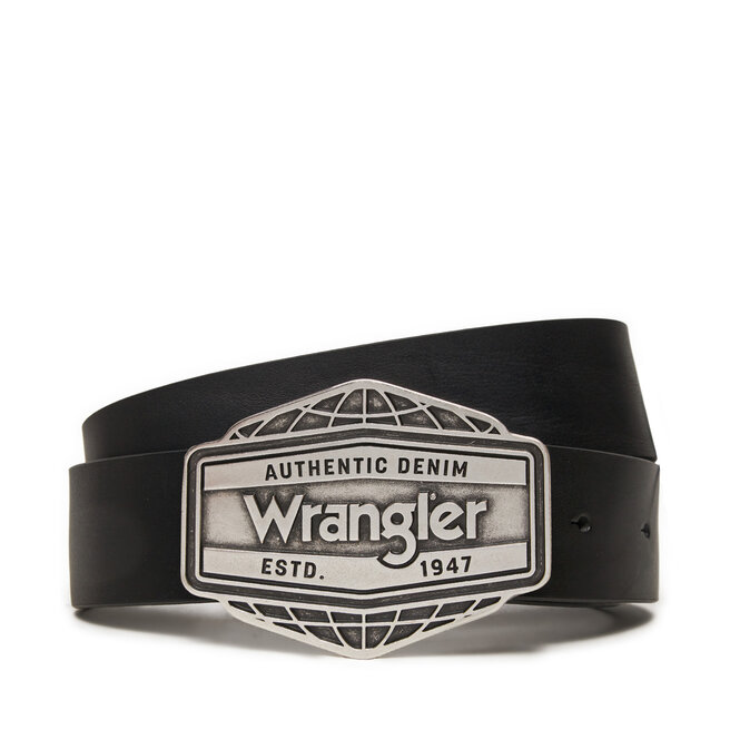 Pasek Męski Wrangler Big Buckle 112358068 Czarny