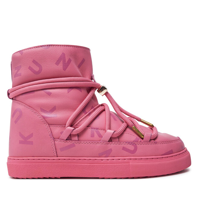 Śniegowce Inuikii Full Leather Print 65202-088 Różowy