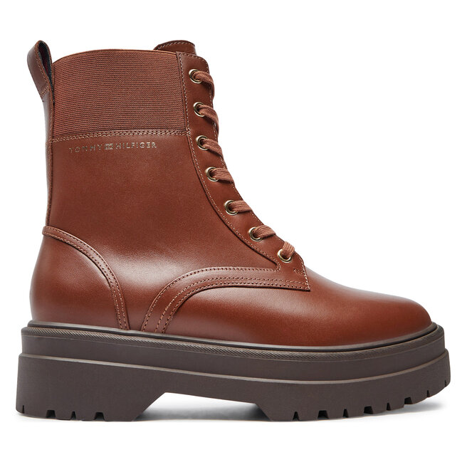 Trapery Tommy Hilfiger FW0FW08440 Brązowy