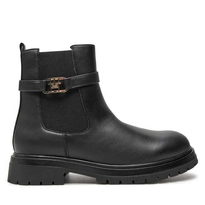 Botki Tommy Hilfiger Chelsea Boot T3A5-33572-1351 S Czarny