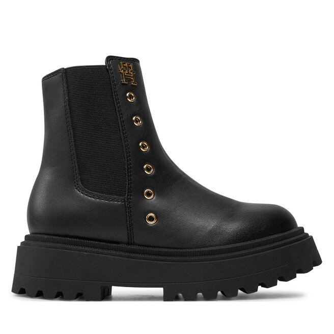 Botki Tommy Hilfiger Chelsea Boot T3A5-33578-1351 M Czarny