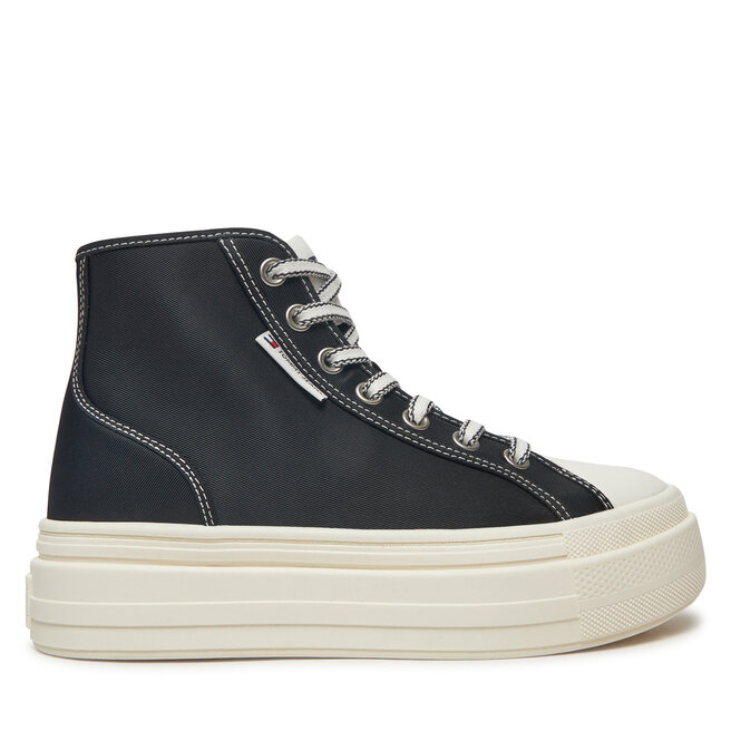 Trampki Tommy Jeans Foxing EN0EN02704 Czarny