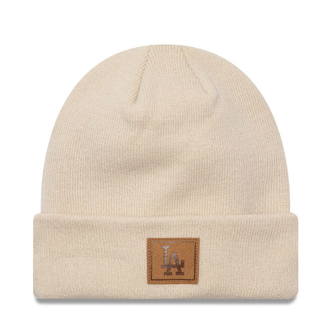 Czapka New Era Team Patch Cuff Bea 60565197 Beżowy