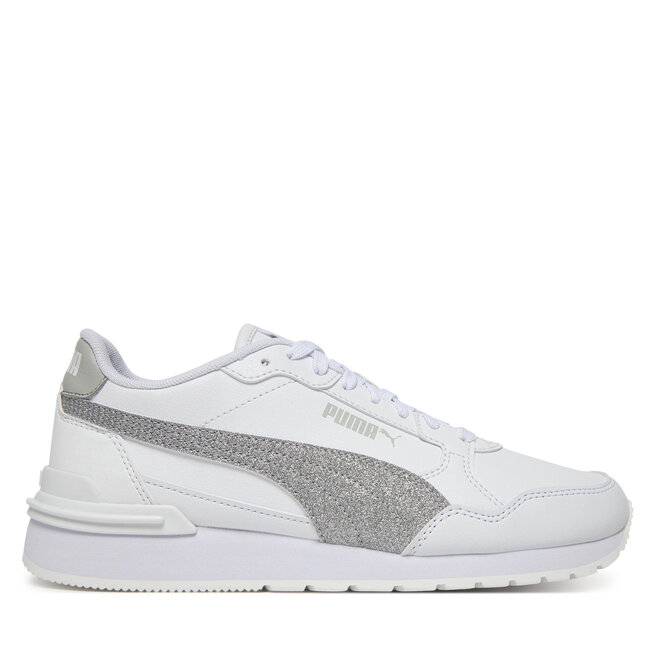 Sneakersy Puma St Runner V4 Sl Glitter Jr 401586 01 Biały