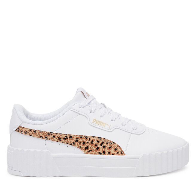 Sneakersy Puma Carina 3.0 Animal Jr 402268 02 Biały