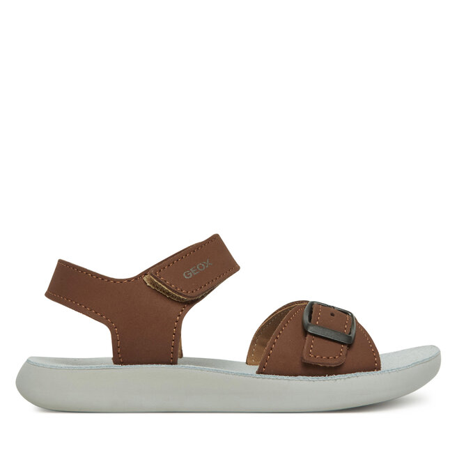 Sandały Geox J Lightfloppy J45GQD 32 C6777 M Brązowy