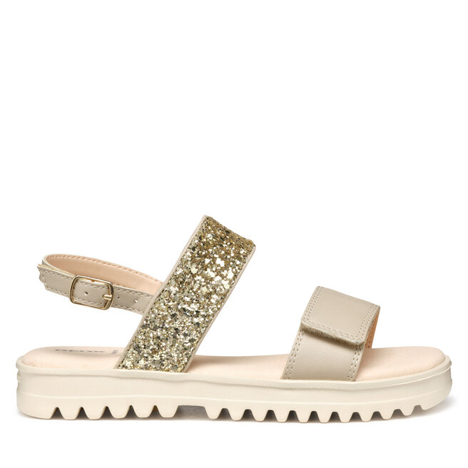 Sandały Geox J Coralie Gir J556EA 0BCEW C0262 M Beżowy