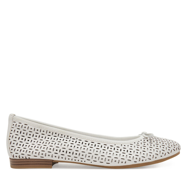 Baleriny Tamaris 1-22116-41 Biały
