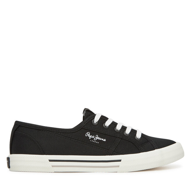 Tenisówki Pepe Jeans Brady Basic W PLS31287 Czarny