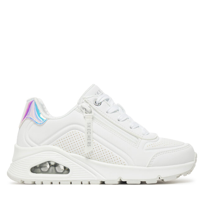 Sneakersy Skechers Uno Gen1-Zip And Stride 310554L/WHT Biały