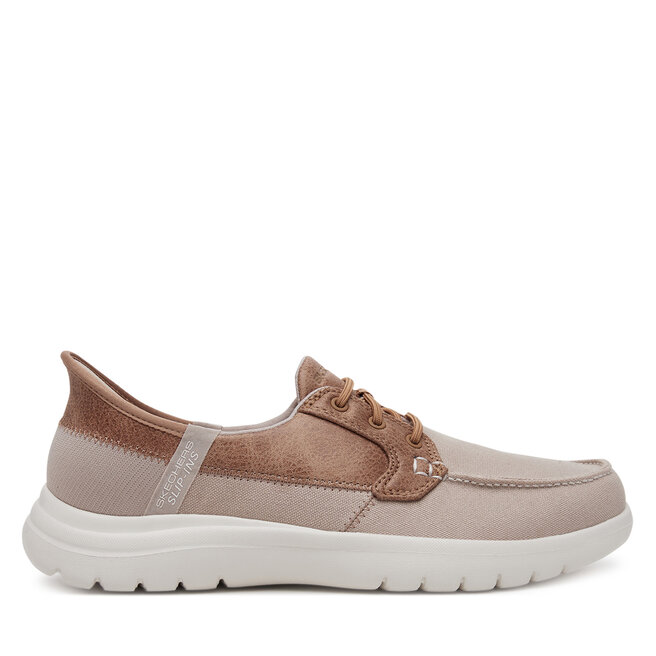 Półbuty Skechers On-The-Go Flex - Palmilla 136536/TPE Beżowy