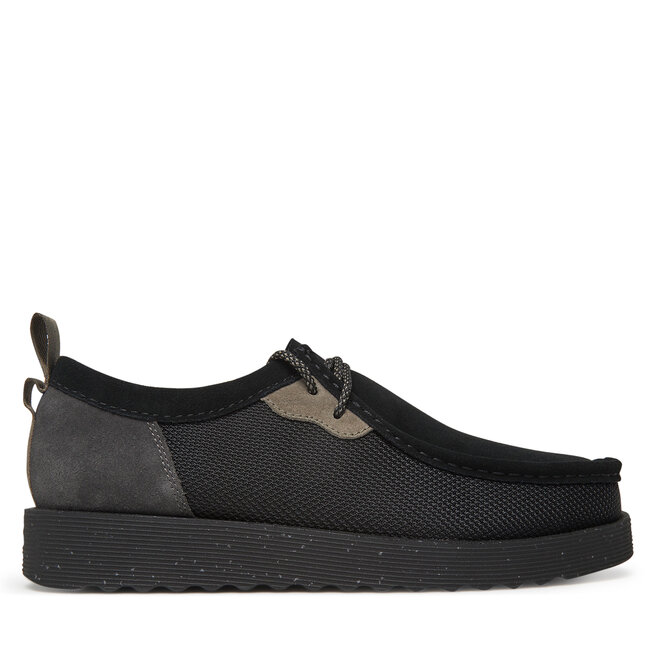 Półbuty Clarks Wallabee 26181387 Czarny