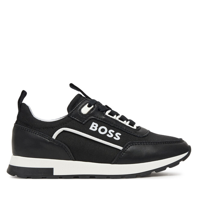 Sneakersy BOSS J51653 M Czarny