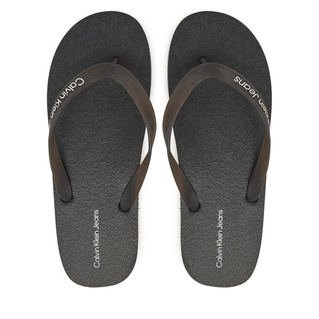 Japonki Calvin Klein Jeans Thong+ Tpu YM0YM01265 Czarny
