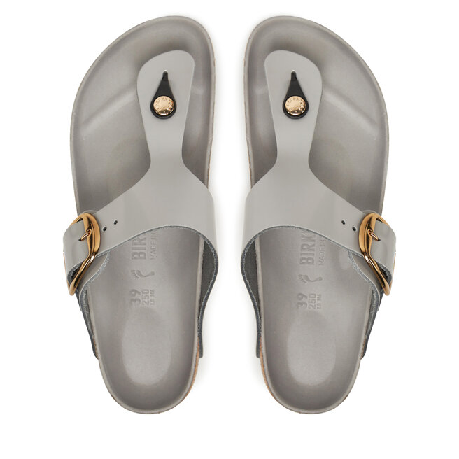 Japonki Birkenstock Gizeh Big Buckle Hex 1029507 Szary