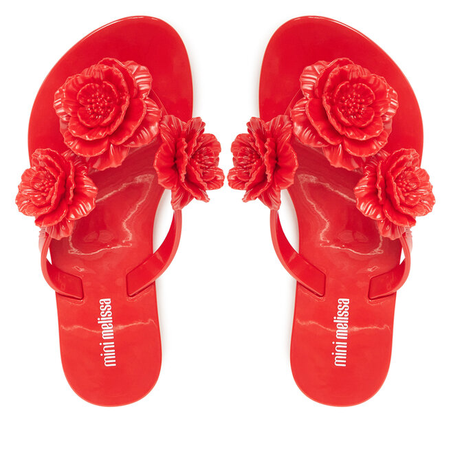 Japonki Melissa Mini Melissa Harmonic Springtime Inf M 35705 Czerwony
