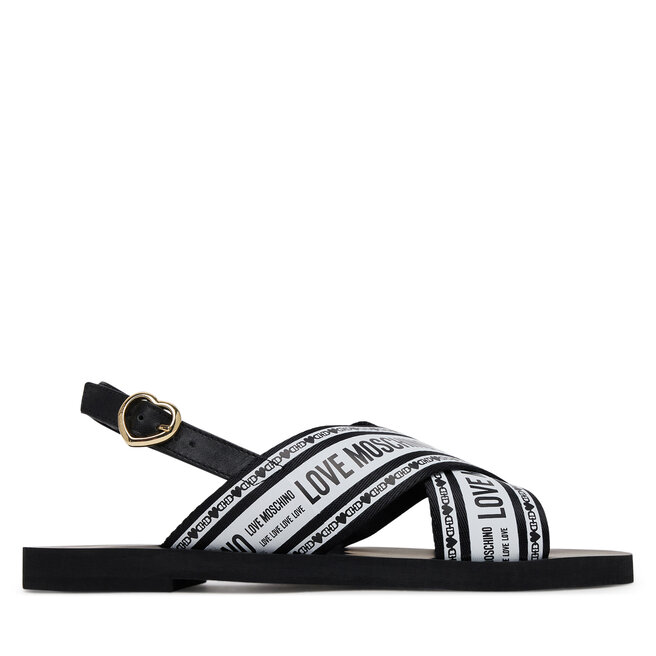Sandały LOVE MOSCHINO San Lod Micro20 JA16142G0MIX200A Czarny