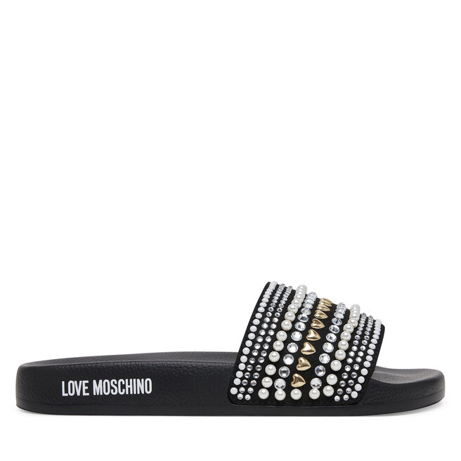 Klapki LOVE MOSCHINO JA28352G0MJAA000 Czarny