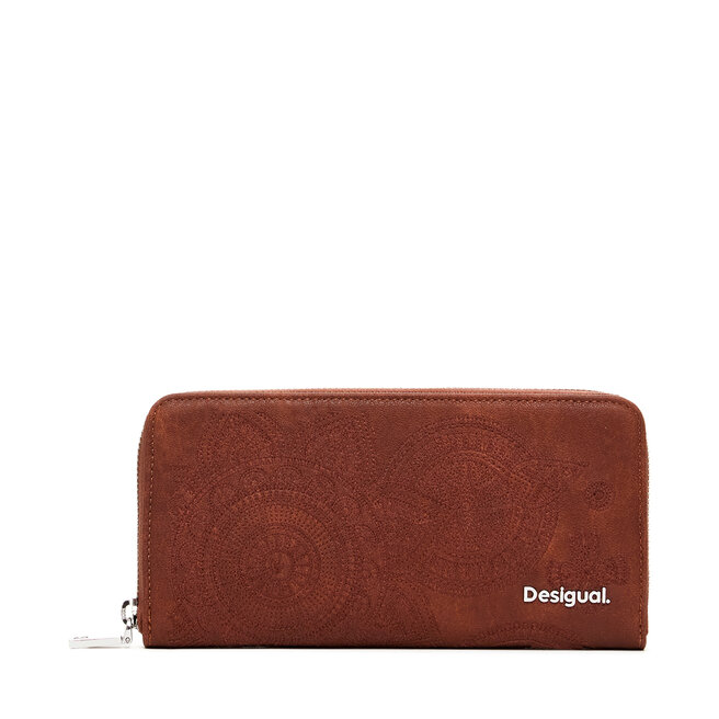 Duży Portfel Damski Desigual 25SAYP03 Brązowy