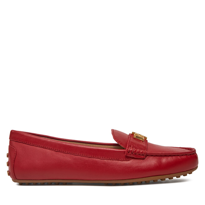 Mokasyny LAUREN RALPH LAUREN Barnsbury 802852847021 Czerwony