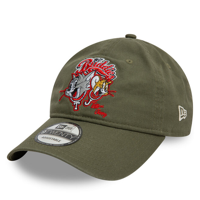 Czapka z daszkiem New Era Tom & Jerry 9TWENTY 60595265 Khaki