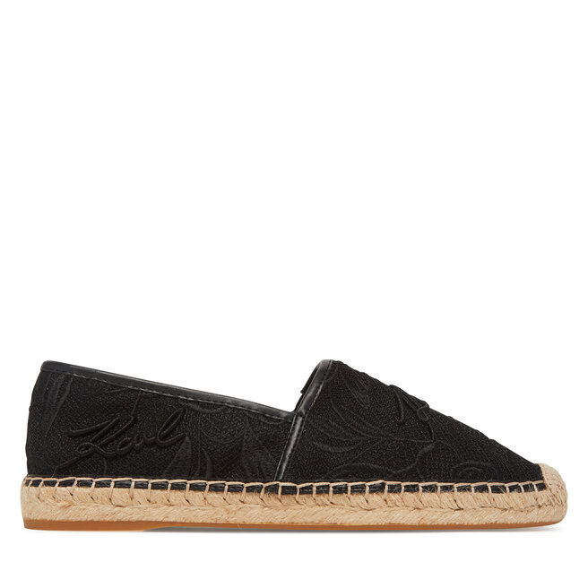 Espadryle KARL LAGERFELD Kamini KL80121A Czarny