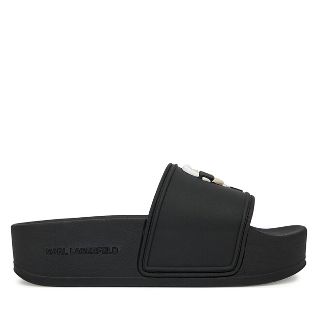 Klapki KARL LAGERFELD Kondo Maxi KL80805A Czarny