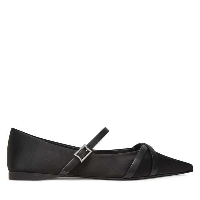 Półbuty Max Mara Satinflat 2514521272600 Czarny