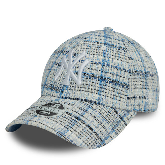 Czapka z daszkiem New Era New York Yankees Tweed 9Forty 60595381 Niebieski