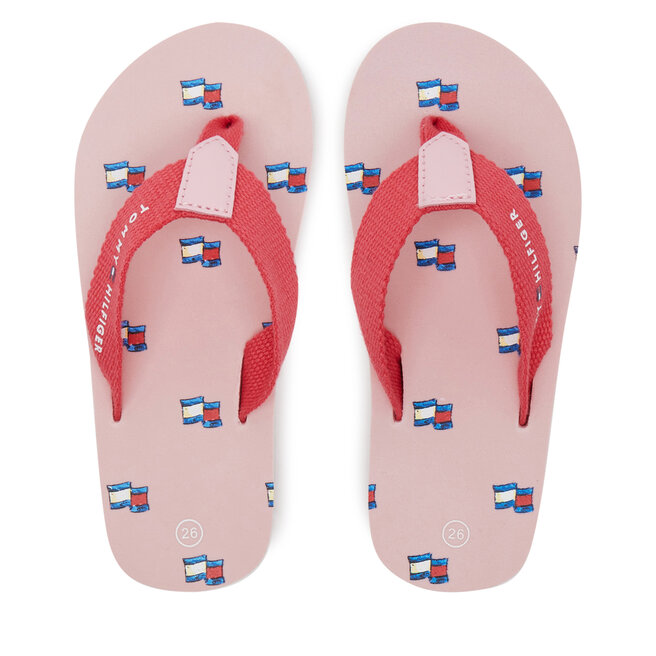 Japonki Tommy Hilfiger T3A8-33807-0058X M Różowy