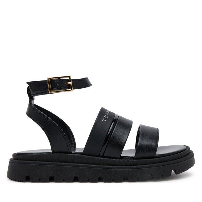 Sandały Tommy Hilfiger Sandal T4A2-33798-0371 M Czarny