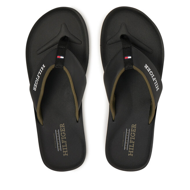 Japonki Tommy Hilfiger Padded Comfort Hilfiger B Sandal FM0FM05440 Czarny