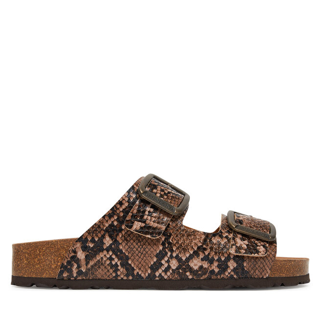 Klapki Grünland Enny CB0813 Brązowy