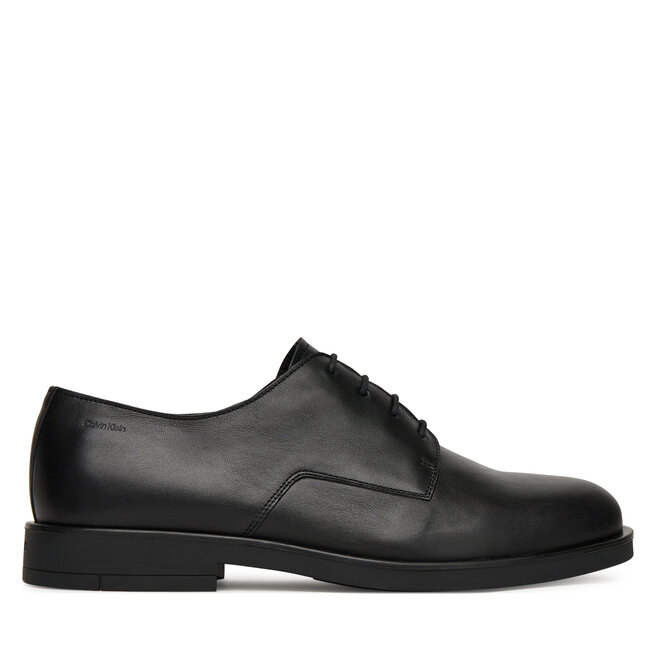 Półbuty Calvin Klein Flex Dress Derby 4Holes Lth HM0HM01895 Czarny