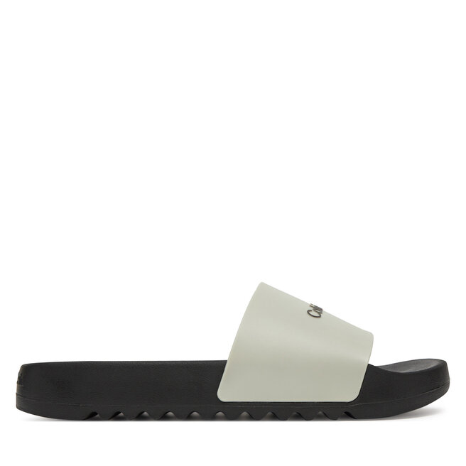 Klapki Calvin Klein Chunky Pool Slide Rub HM0HM01063 Szary
