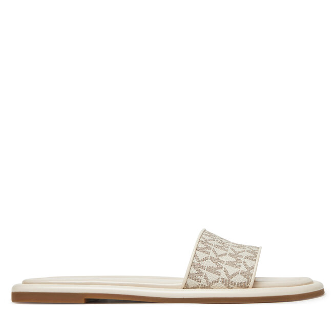 Klapki MICHAEL Michael Kors Dana 40S5DNFS1B Écru