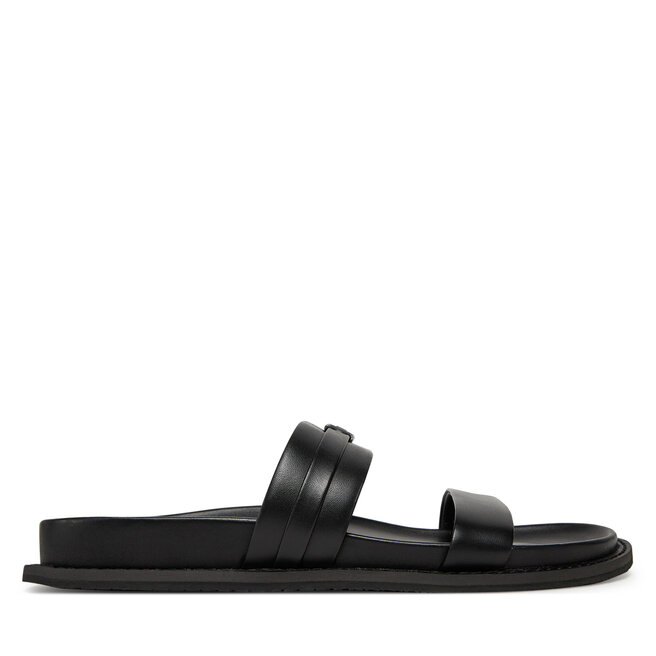 Klapki MICHAEL Michael Kors Mandy Flat Sandal 40S5MAFS2L Czarny