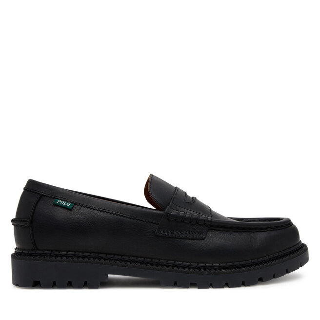 Mokasyny Polo Ralph Lauren Jett Lug-Sole 803961420001 Czarny